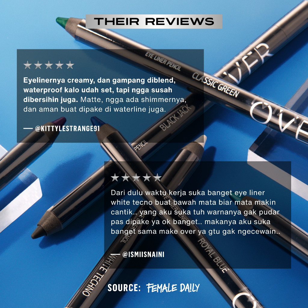 Paragon Technology and Innovation MAKE OVER Eye Liner Pencil - White Techno