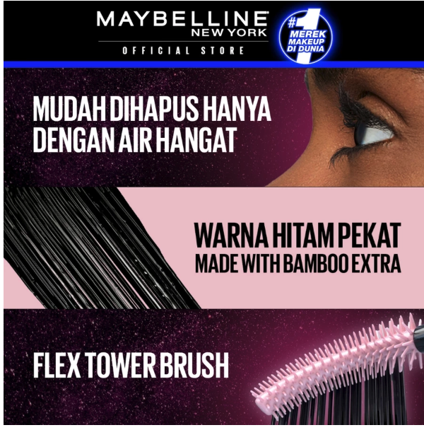 L’Oréal Maybelline New York Lash Sensational Sky High Mascara Cosmic Black