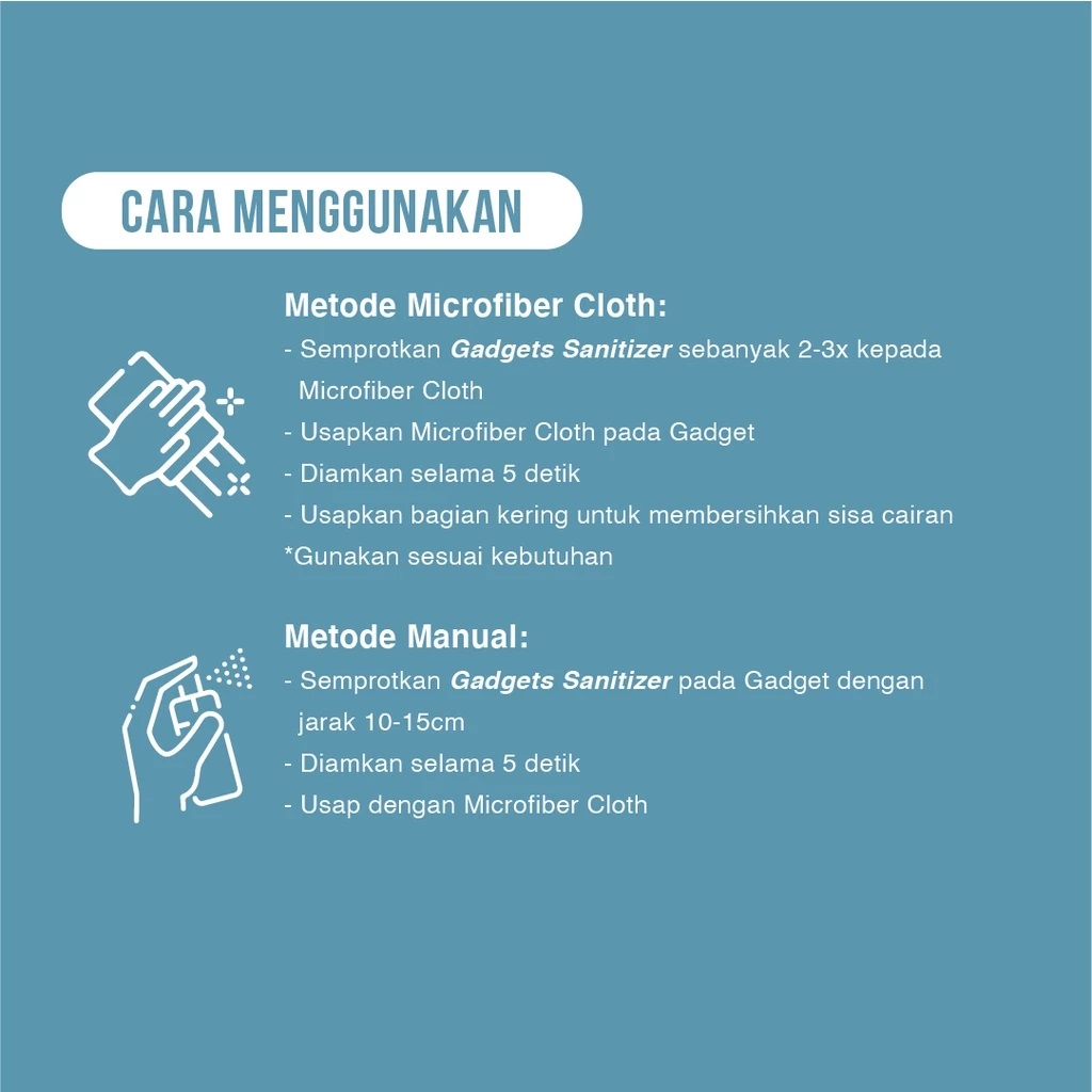 DrSoap Global Indonesia dr soap® Gadgets Sanitizer (Cloud Klair)