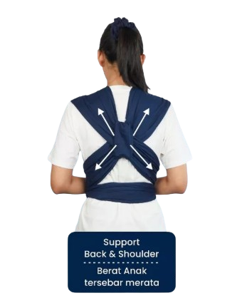 Momaz Momaz Gendongan Bayi M Shape 3in1