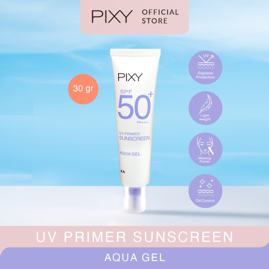 Mandom Indonesia PIXY UV Primer Sunscreen Aqua Gel SPF 50+ PA+++