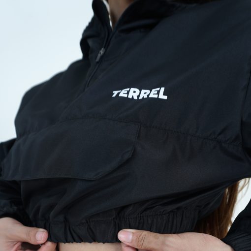 Terrelsportswear Basic Crop Jacket Black