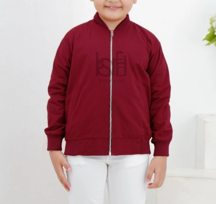 Brofash Brofash Jaket Bomber Kanvas Katun Anak Laki-laki