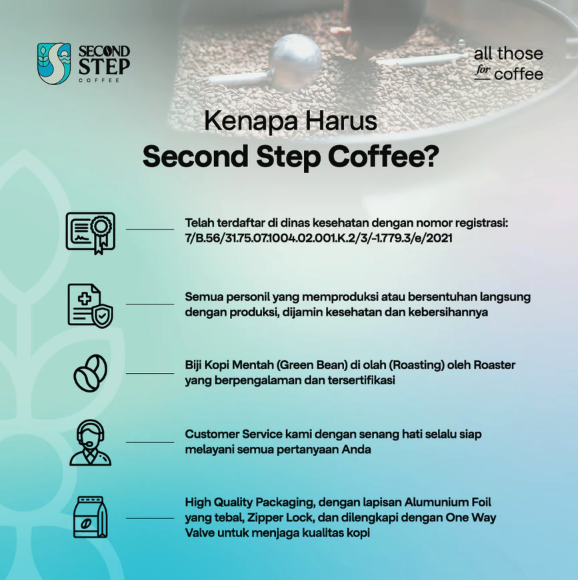 Second Step Coffee Roastery Second Step Kopi Celup Arabika Flores