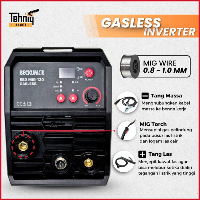 Beckum Gasless Inverter Welding Machine MIG 130 EB2