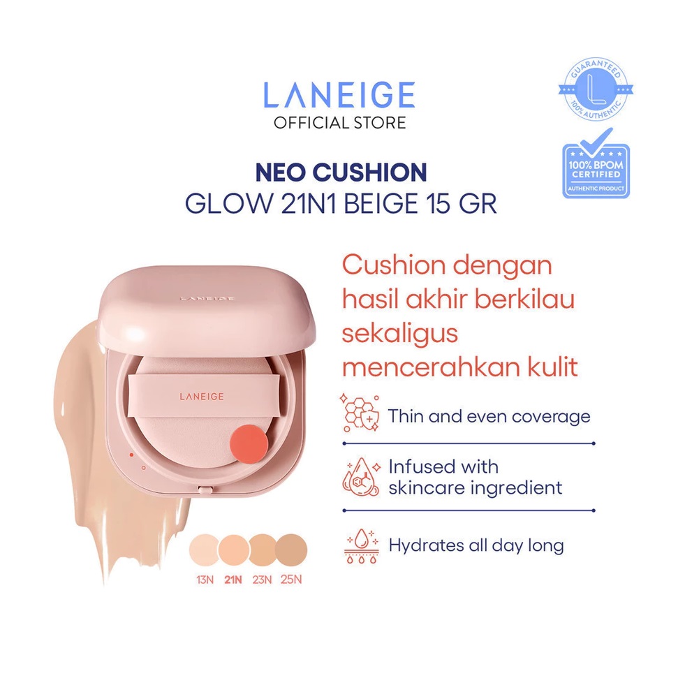 AmorePacific LANEIGE NEO Cushion Glow 21N1 Beige