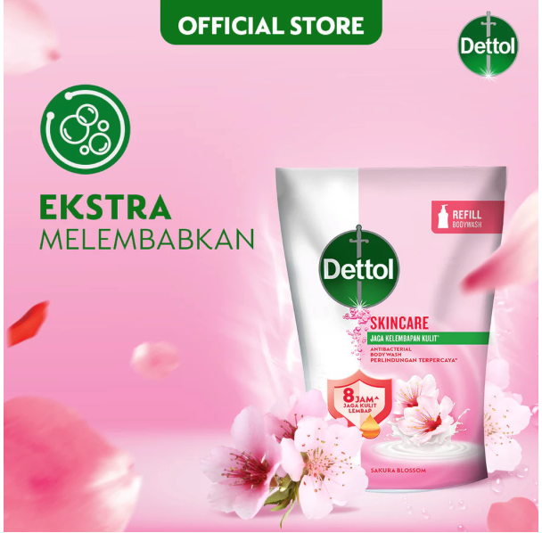 Reckitt Benckise Dettol Sabun Mandi Cair Skincare Anti Bakteri