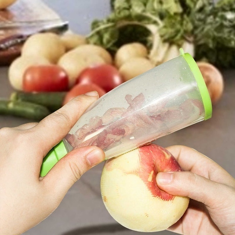 Peeler Buah & Sayur dengan Tabung Sampah 4