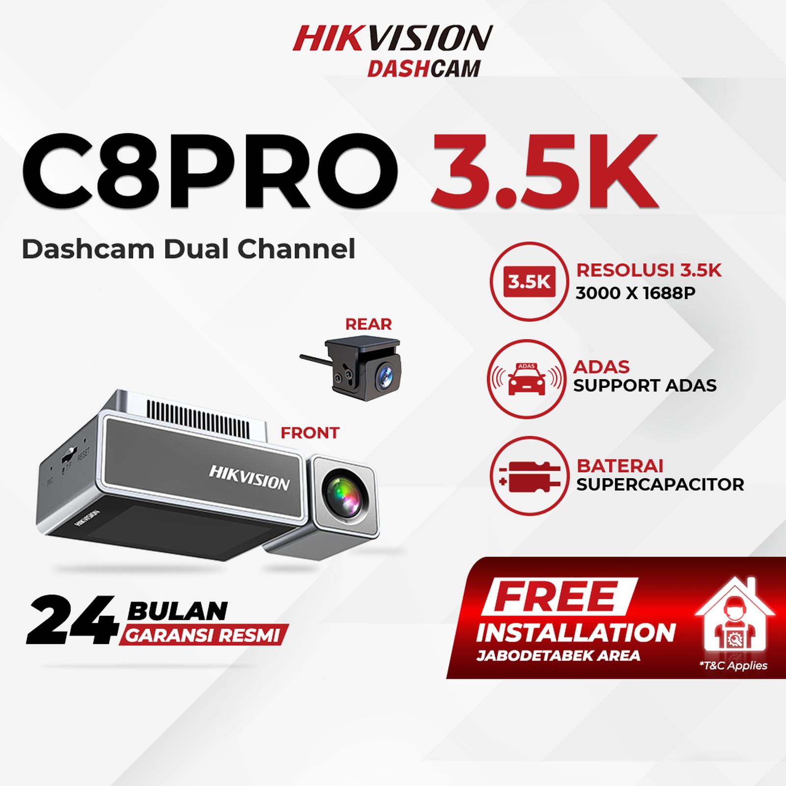 Hikvision Dash Cam 3.5K  C8 PRO