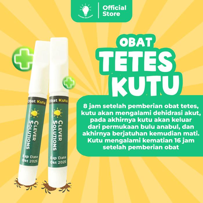 Clever Solutions Obat Tetes Kutu 3