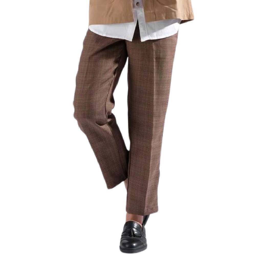 Coop Design Richie Plaid Pants Brown