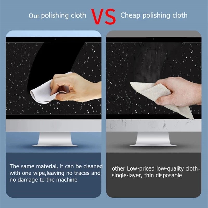 QUEEN Kain Polishing Cloth Microfiber Premium 5