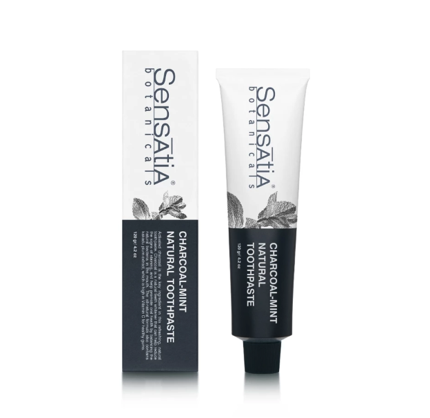 Sensatia Botanicals ｜ Charcoal-Mint Natural Toothpaste