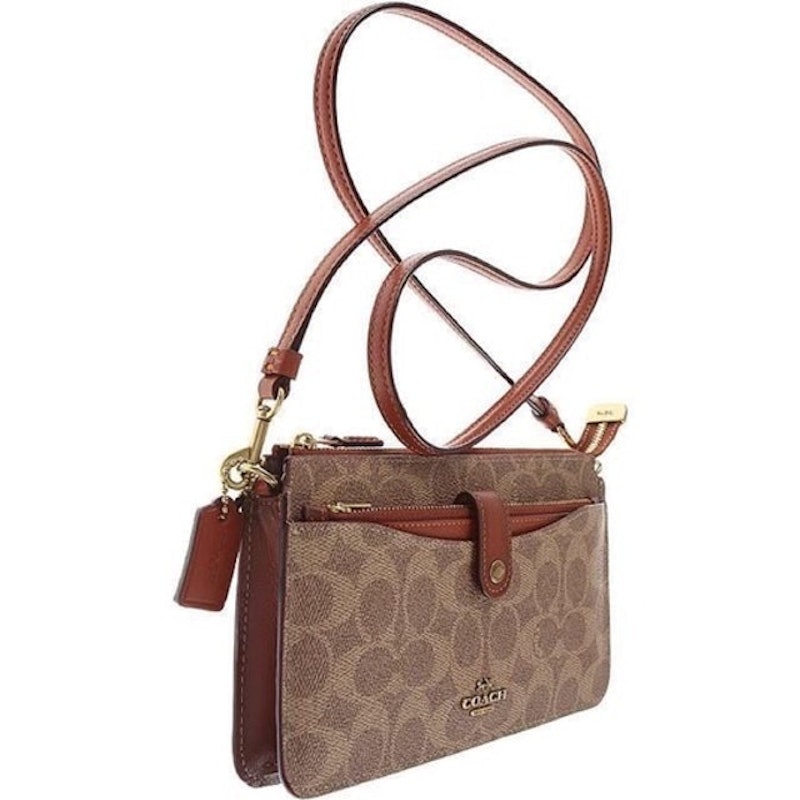 Noa Pop-Up Messenger In Colorblock Signature Canvas 37458