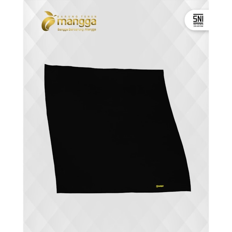 Sarung Mangga Polos Hitam 2