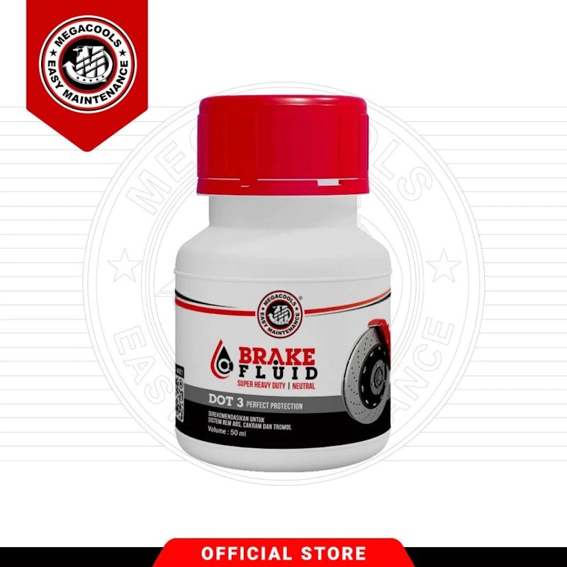 Megacools Brake Fluid Red DOT 3 2
