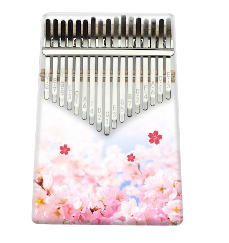 17 Key Thumb Piano Set Musical Instrument With Beating Hammer 1