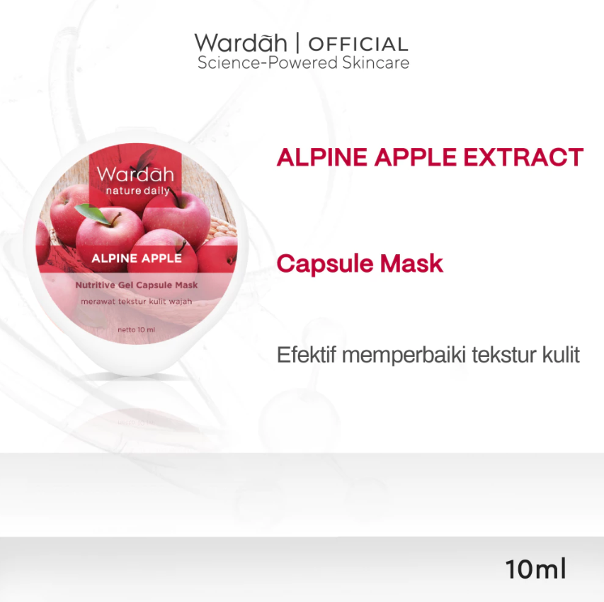 Wardah Nature Daily Capsule Mask Alpine Apple