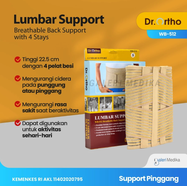 I-Ming Sanitary Materials Dr. Ortho Lumbar Support WB-512