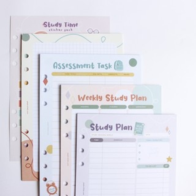 Paperie Lab Study Planner Binder Bundle Set 
