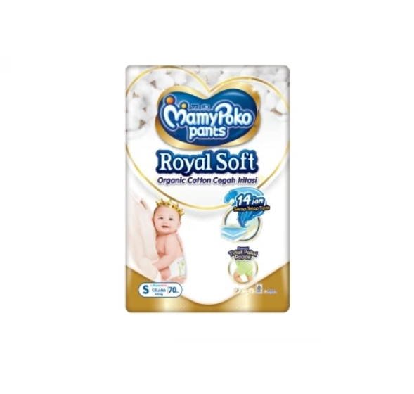 MamyPoko ｜ Pants Royal Soft Organic Cotton S