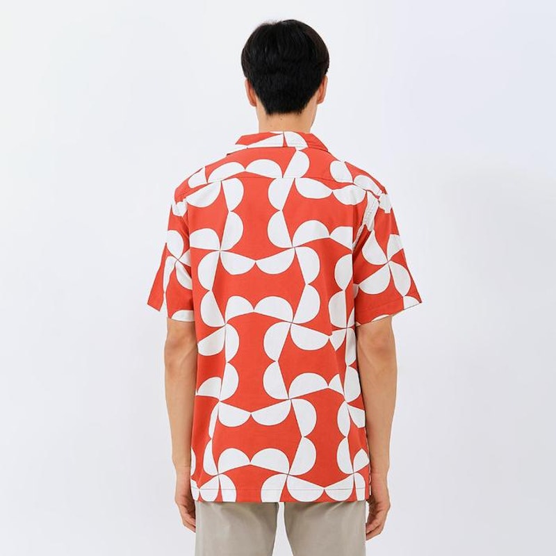 M231 Kemeja Pria Printing Hawaii Pendek 2