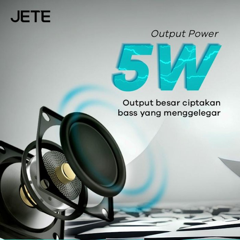 JETE Speaker Bluetooth Portable Super Bass 2
