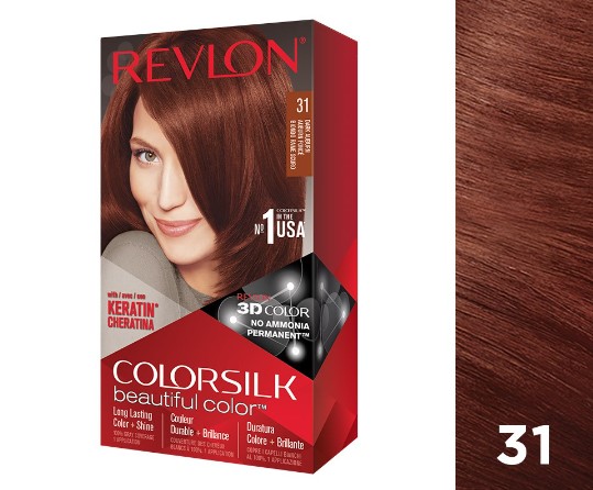 Revlon ColorSilk Beautiful Color Hair Color Dark Auburn (31)