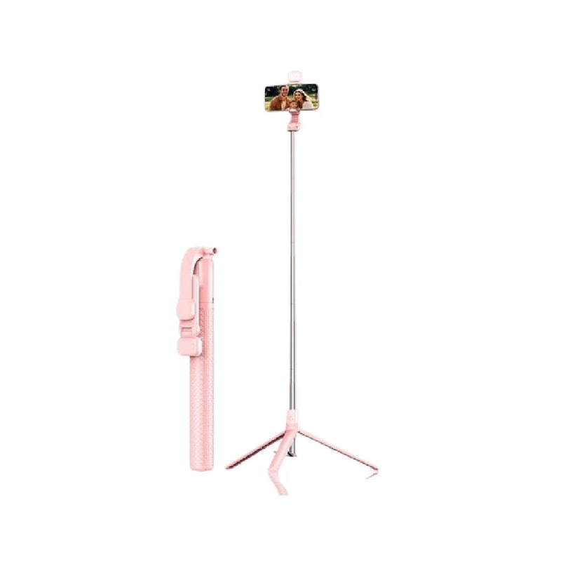 ZIVOKA Selfie Stick Tripod Tongsis + LED 1