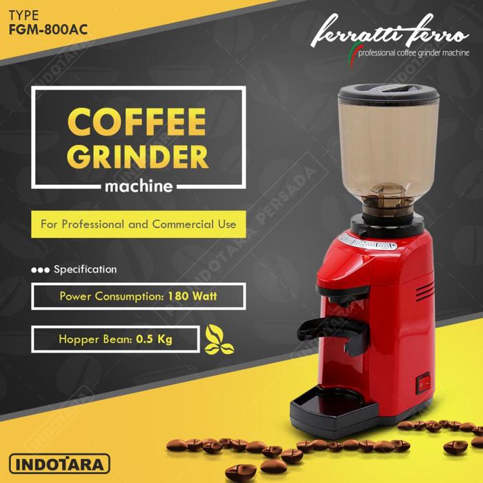  Ferratti Ferro Coffee Grinder Machine FGM800AC