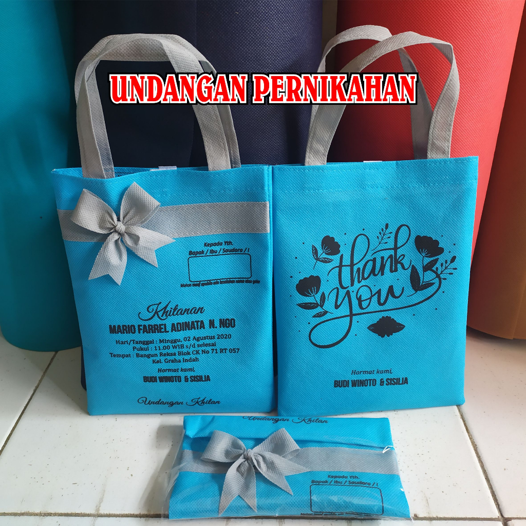 Undangan Pernikahan Tas 2