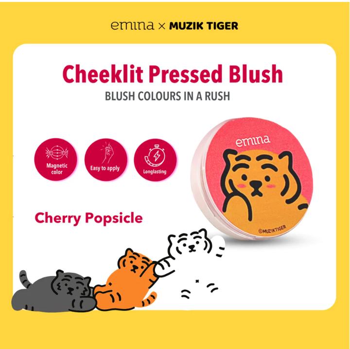 Paragon Technology and Innovation Emina Cheek Lit Pressed Blush Cotton Candy