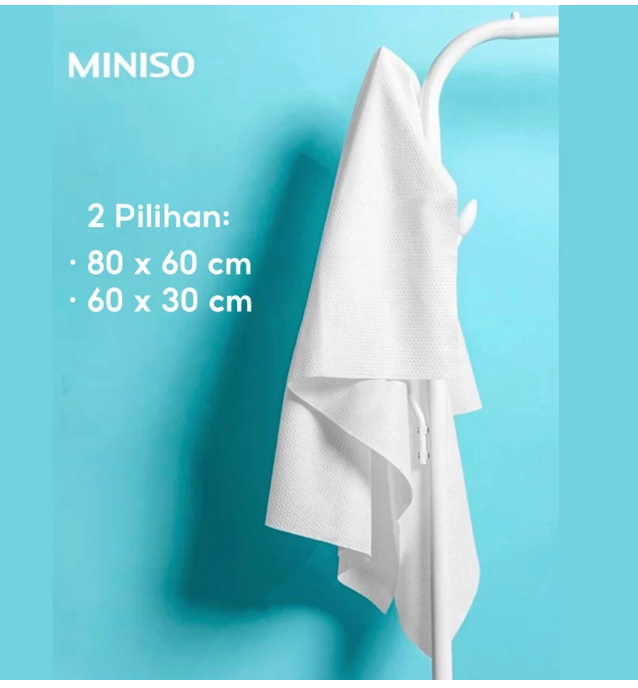 Miniso Handuk Travel Portabel 60x30 cm 2