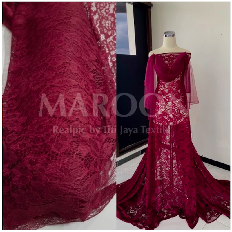 Brokat Lace Corneli Tulang Halus 2