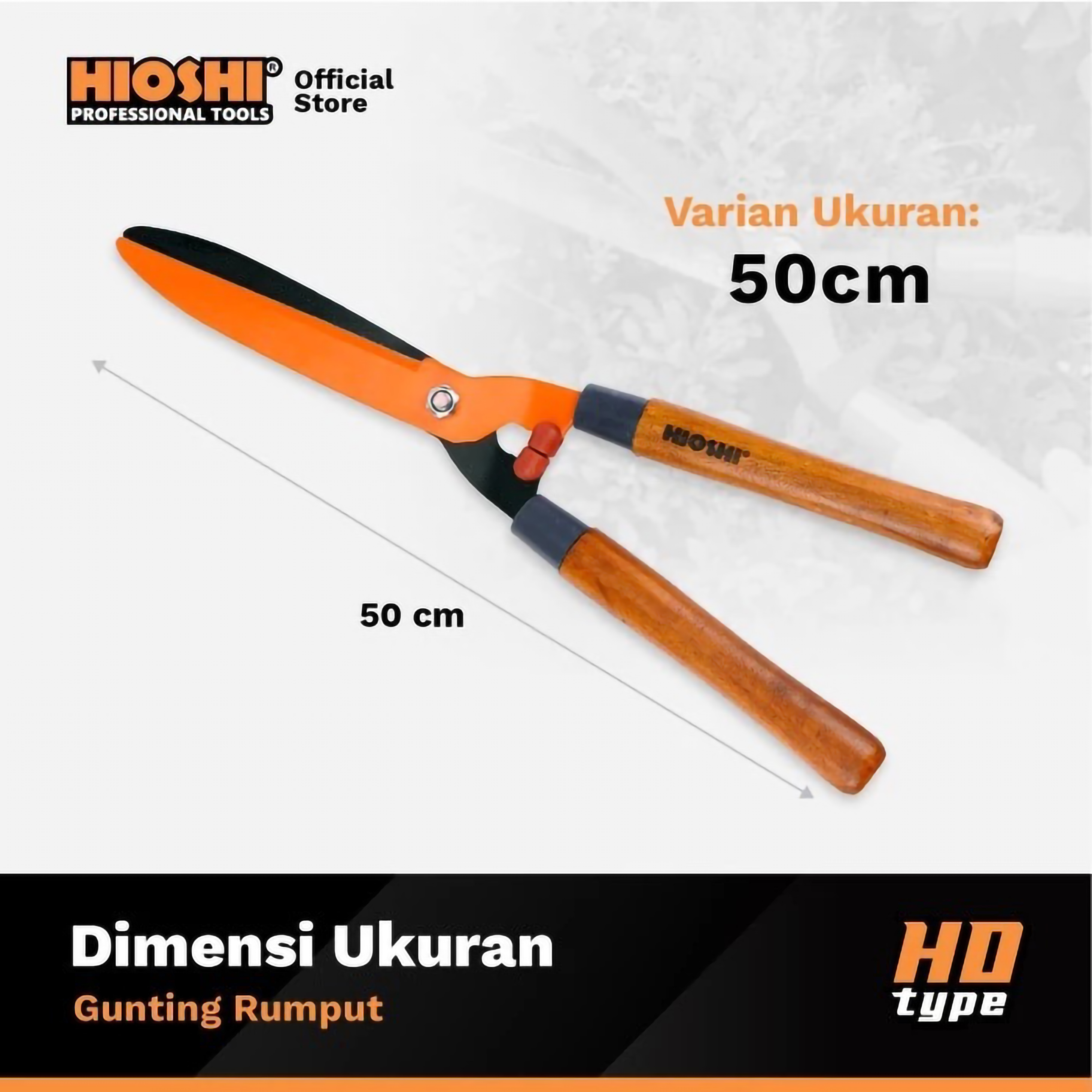 Kurnia Buana Perkakas HIOSHI Gunting Rumput  HGR002