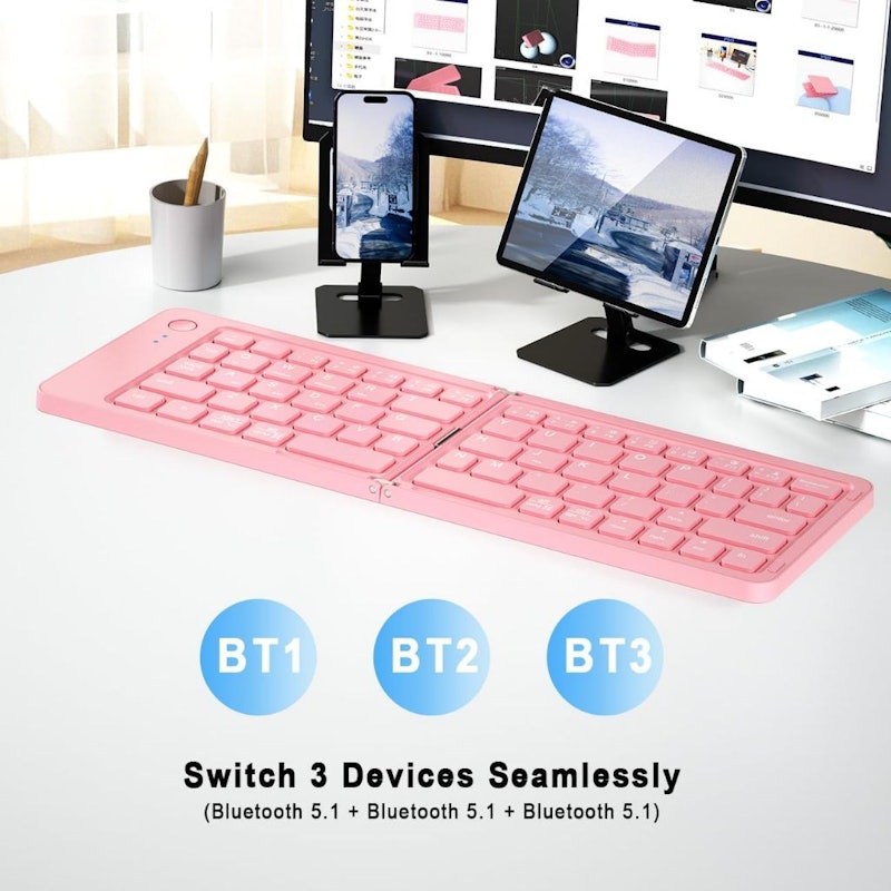 Foldable Keyboard Wireless 3
