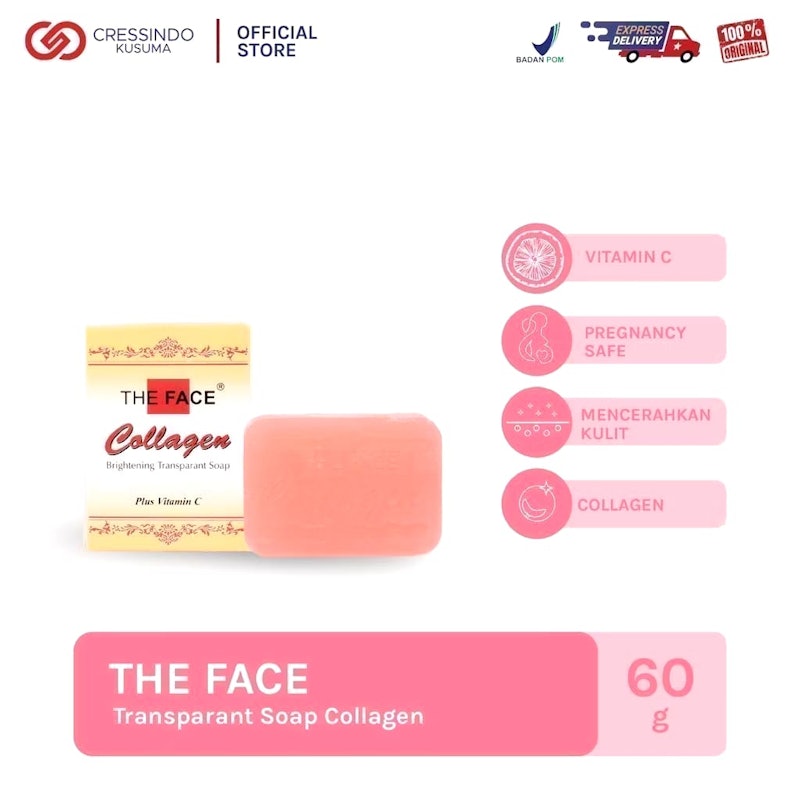 The Face Collagen Brightening Transparant Soap 3