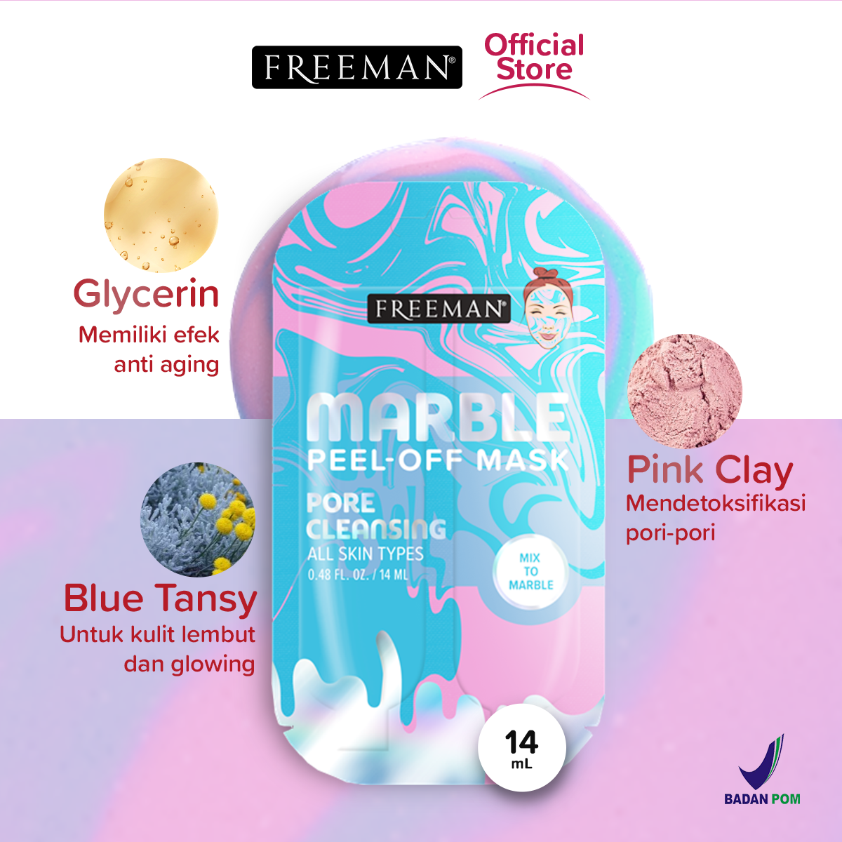 Marble Pore Cleansing Mask Sachet 3