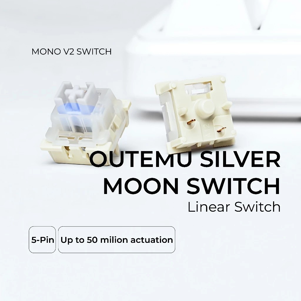 VortexSeries Perangkat Solusi VortexSeries MONO 100 V2 Wired Gasket Mount Mechanical Keyboard