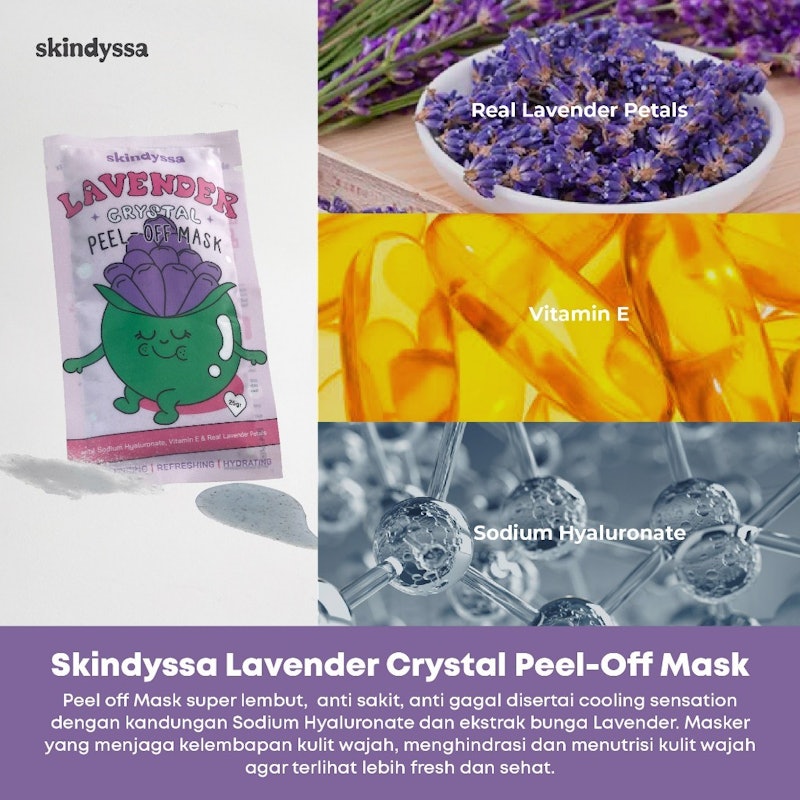 Skindyssa Lavender Crystal Peel Off Mask