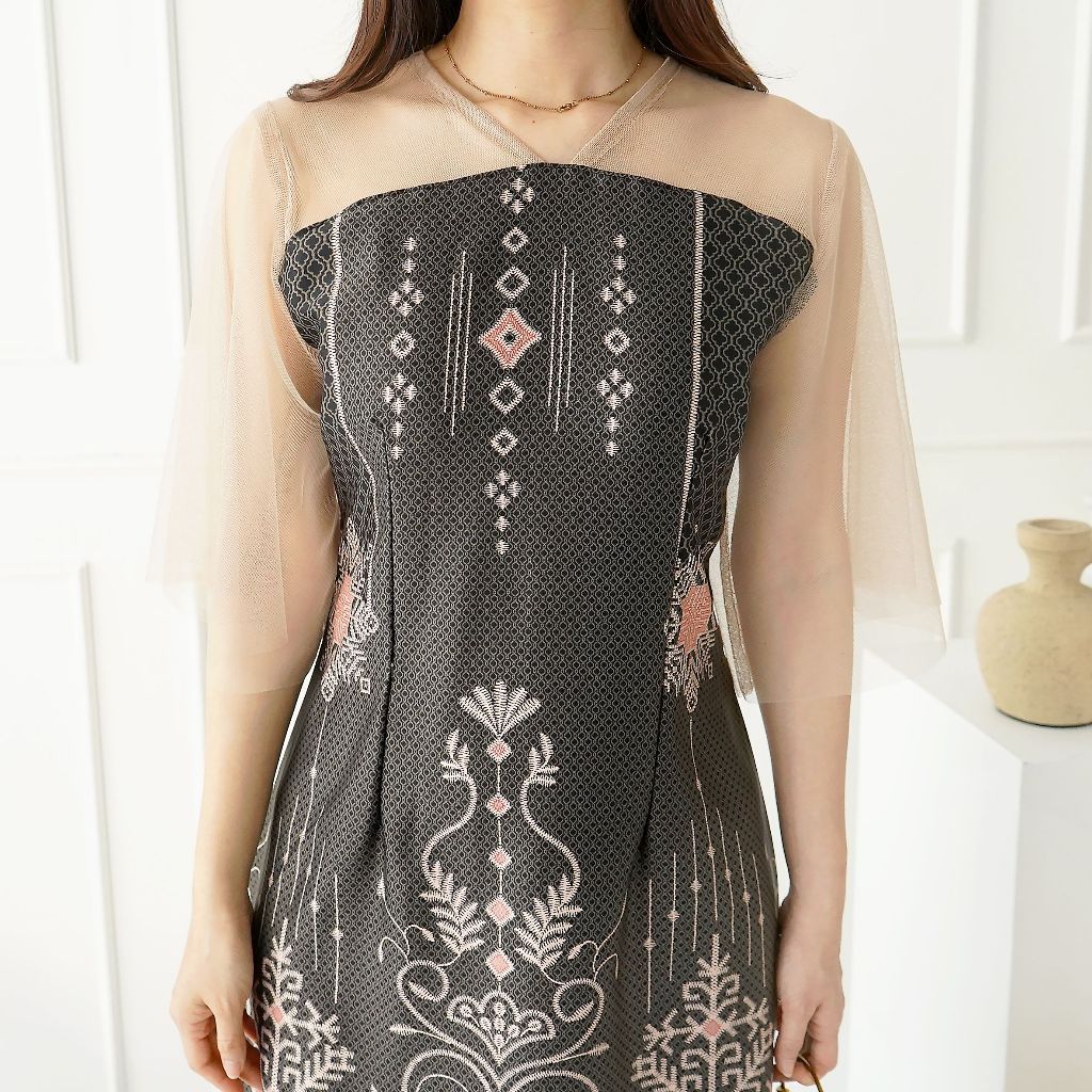  C2W Clothtowear Dress Tile Batik  643-CBP