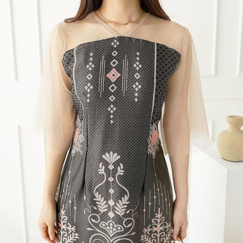 C2W Clothtowear Dress Tile Batik 3