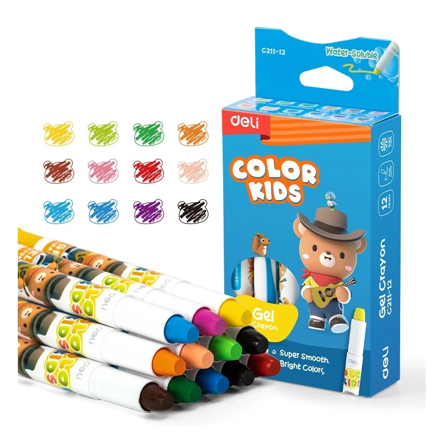 Deli Color Kids Gel Crayon 1