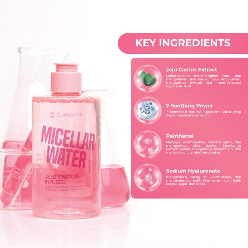 GLAMAZING Jeju Cactus Infused Micellar Water 4