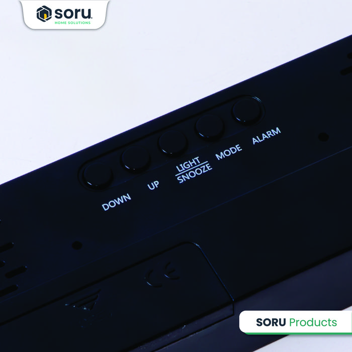 SORU Indonesia SORU Jam Meja Digital Smart LED