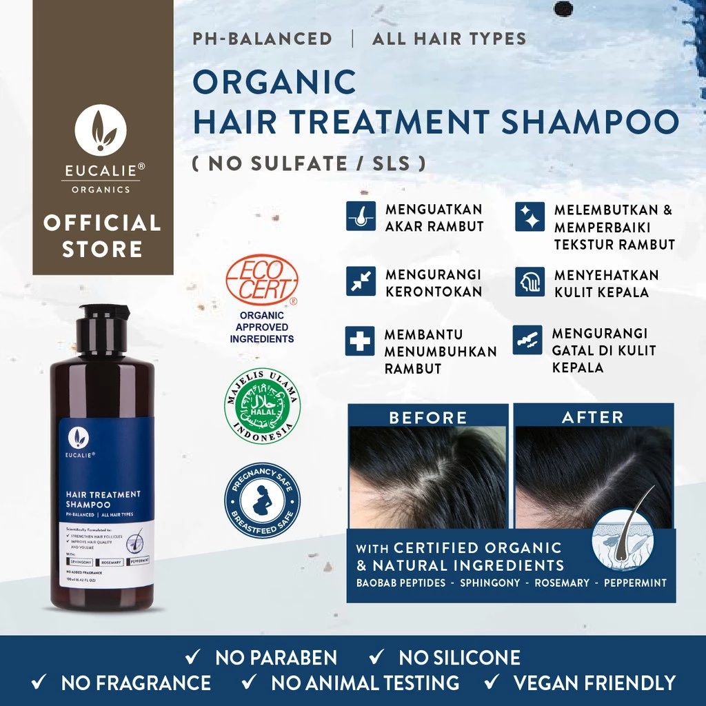 Zenindo Natural  Eucalie Organic Hair Treatment Shampoo