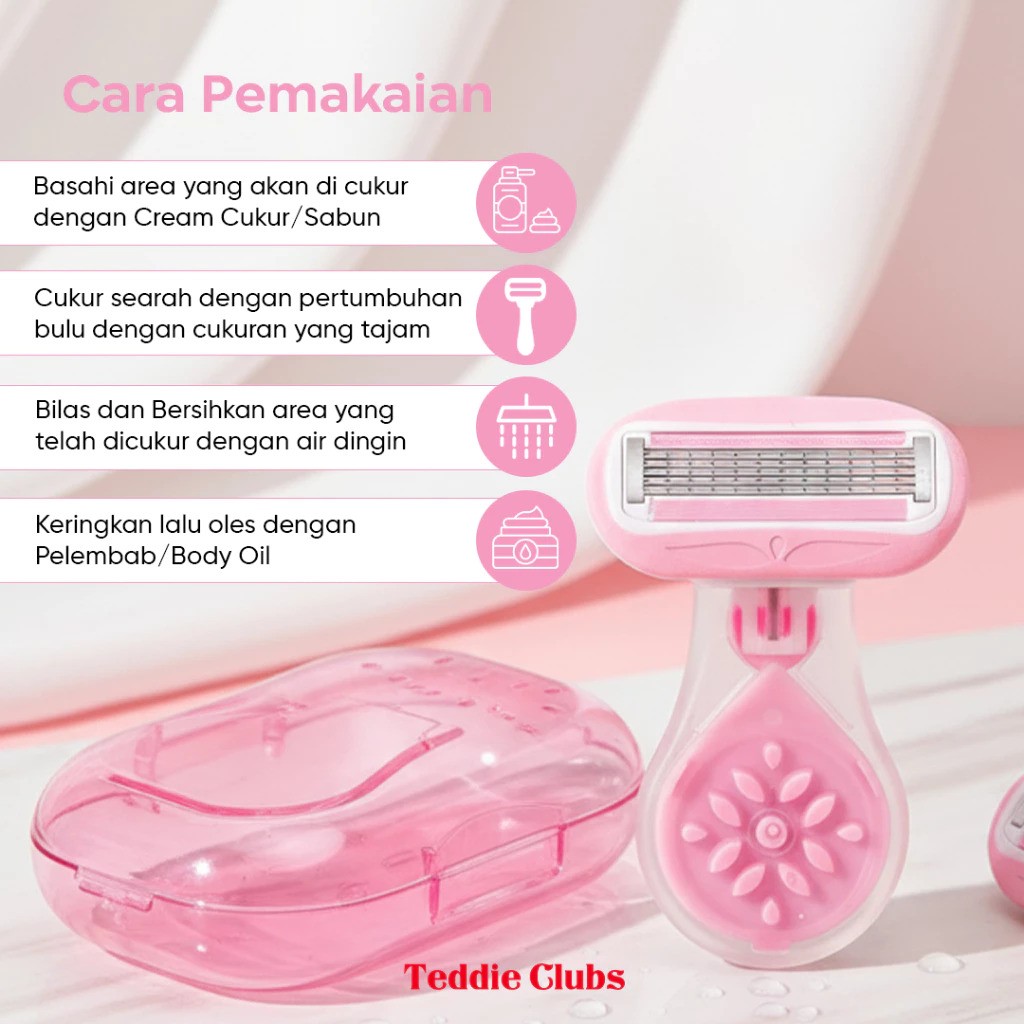 Teddy Clubs Alat Cukur Bulu Wanita 3