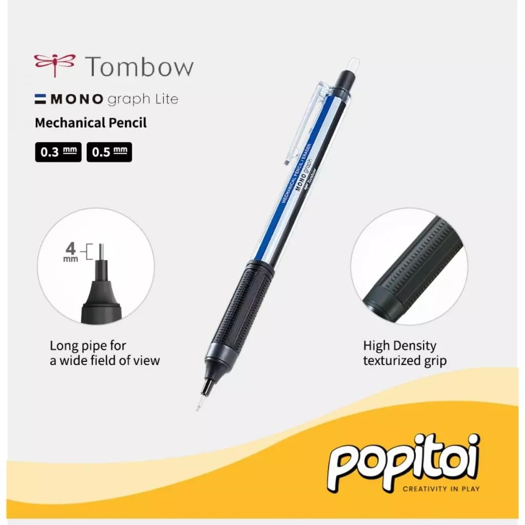 Tombow Mono Graph Lite Mechanical Pencil 0.3 mm