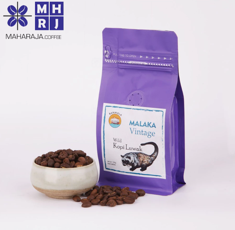 Maharaja Coffee Banmala Fresh Roast Kopi Luwak Malaka Vintage Robusta 2