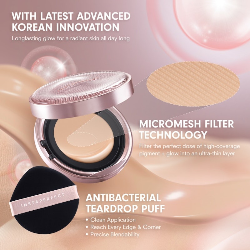Skin Glow Cover Mesh Cushion C31 Cool Beige 2